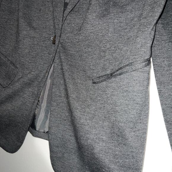 Halogen Blazer Jacket Women's Small Gray Single Button - Picture 4 of 6